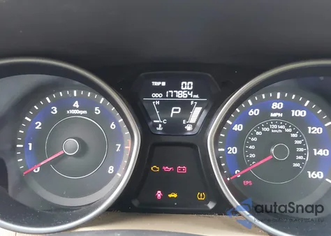 2013 Hyundai Elantra Gls Pzev из США, поврежденный, VIN 5NPDH4AE1DH206111